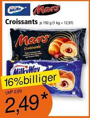 Mars und Milky Way Croissants 192 g