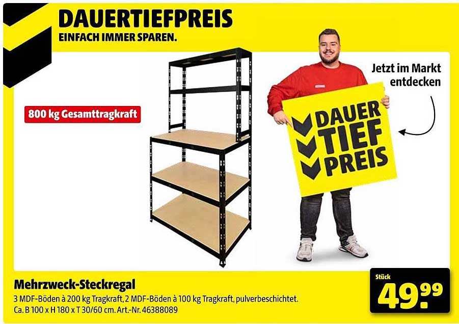 Mehrzweck-Steckregal