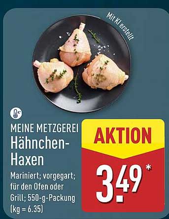 Meine Metzgerei Hähnchen-Haxen – mariniert und vorgart für den Ofen oder Grill
