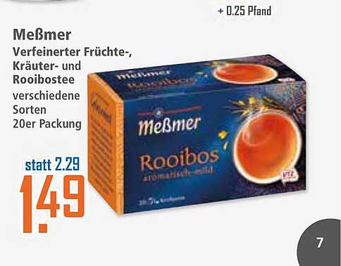 Meßmer Verfeinerter Früchte-, Kräuter- und Rooibostee verschiedene Sorten 20er Packung