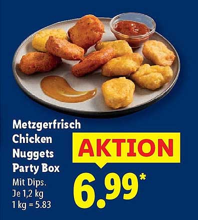 Metzgerfrisch Chicken Nuggets Party Box