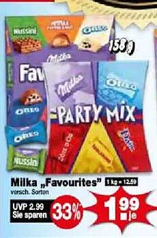 Milka „Favourites“ - Party Mix