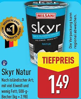 Milsani Skyr Natur 500 g