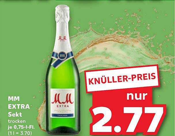 MM EXTRA Sekt trocken je 0,75 l