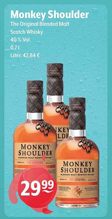 Monkey Shoulder – The Original Blended Malt Scotch Whisky