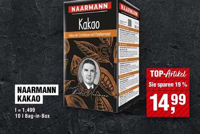 Naarmann Kakao 10 l Bag-in-Box