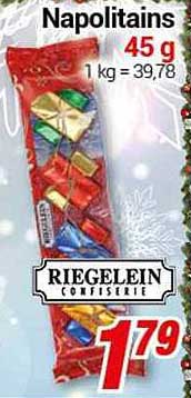 Napolitains 45 g von Riegelein