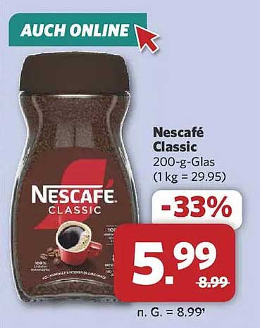Nescafé Classic 200-g-Glas