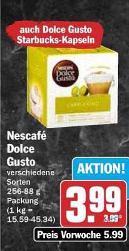 Nescafé Dolce Gusto Kapseln – Verschiedene Sorten