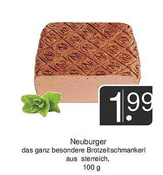Neuburger - das ganz besondere Broteitschmankerl aus Österreich, 100 g