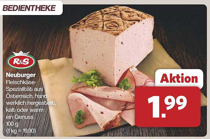 Neuburger Fleischkäse-Spezialität aus Österreich