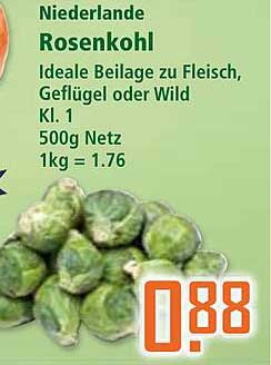 Niederlande Rosenkohl 500g – Ideal für Ihre winterliche Küche