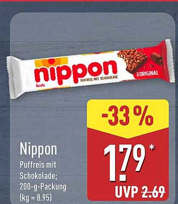 Nippon Puffreis mit Schokolade; 200-g-Packung