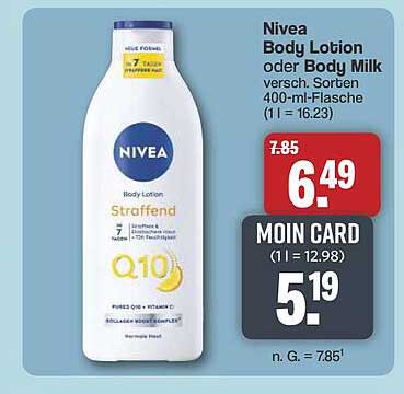 Nivea Body Lotion oder Body Milk 400-ml-Flasche