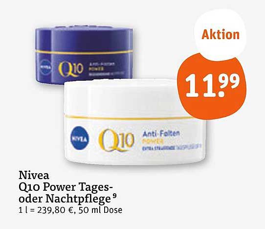 Nivea Q10 Power Tages- oder Nachtpflege