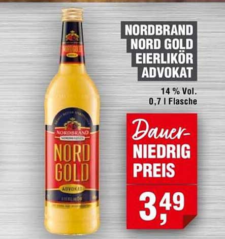 NORDBRAND NORD GOLD EIERLIKÖR ADVOKAT