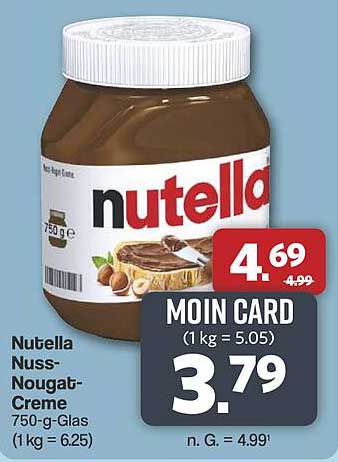 Nutella Nuss-Nougat-Creme 750 g