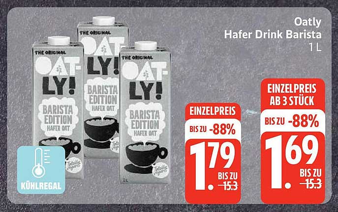 Oatly Hafer Drink Barista 1 L