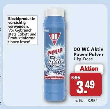 OO WC Aktiv Power Pulver 1-kg-Dose
