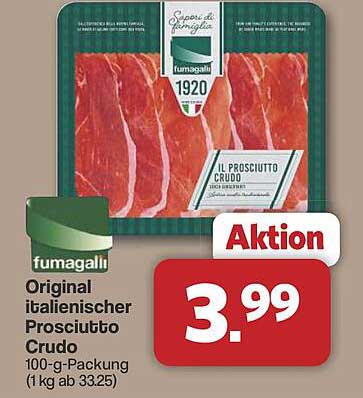 Original italienischer Prosciutto Crudo