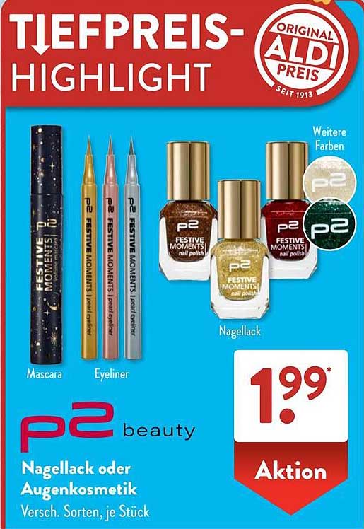 p2 beauty Nagellack oder Augenkosmetik