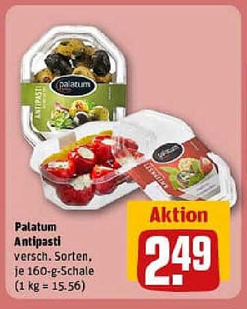 Palatum Antipasti - verschiedene Sorten, 160-g-Schalen