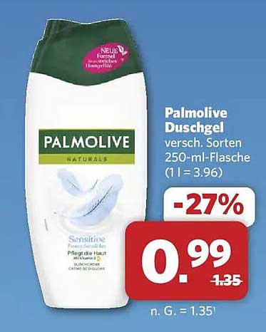 Palmolive Duschgel verschiedene Sorten 250-ml-Flasche