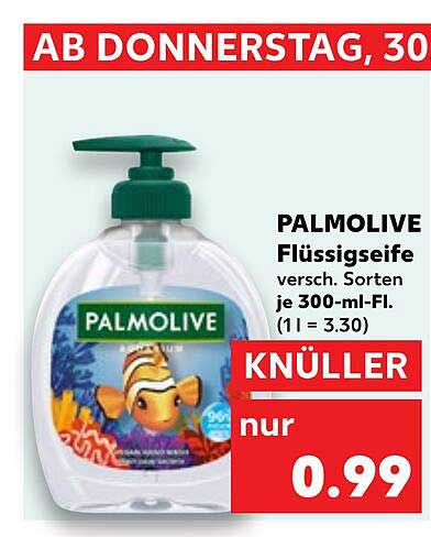 PALMOLIVE Flüssigseife verschiedene Sorten je 300-ml-Fl.