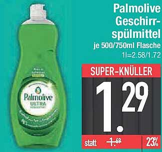 Palmolive Geschirrspülmittel je 500/750ml Flasche