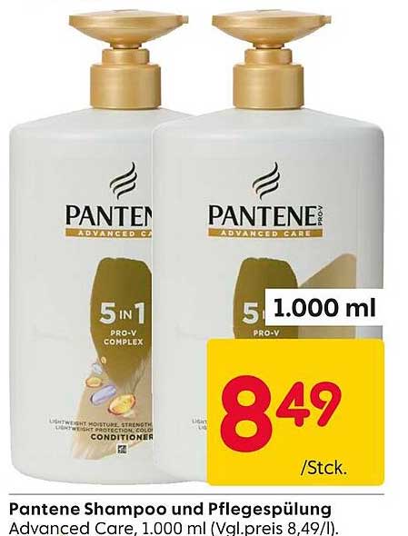 Pantene Shampoo und Pflegespülung Advanced Care 1.000 ml