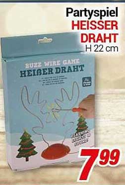 Partydspiel HEISSER DRAHT H 22 cm