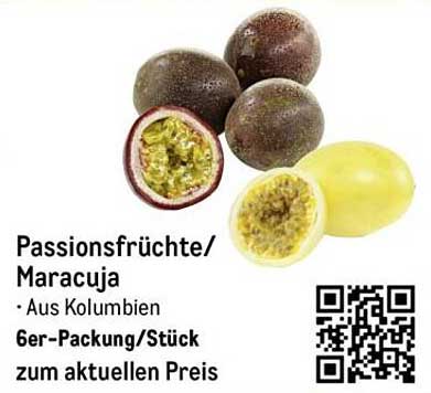 Passionsfrüchte/Maracuja - 6er-Packung aus Kolumbien