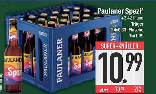Paulaner Spezi 24 x 0,33 l (Kasten)