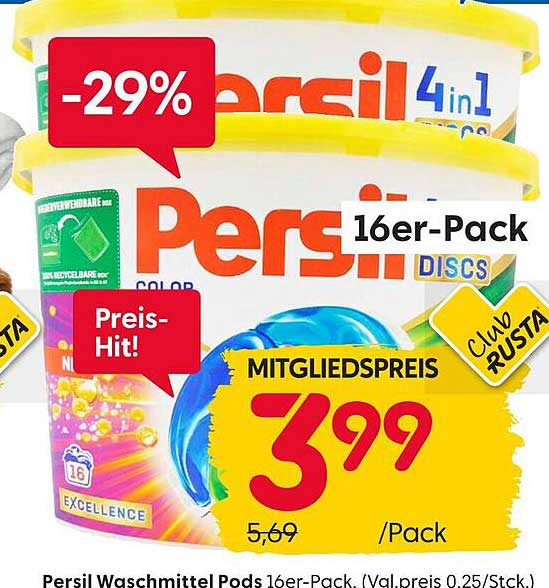 Persil Waschmittel Pods 16er-Pack
