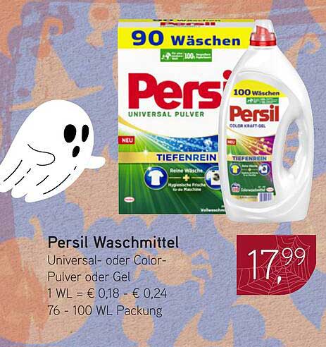 Persil Waschmittel Universal- oder Color-Pulver oder Gel