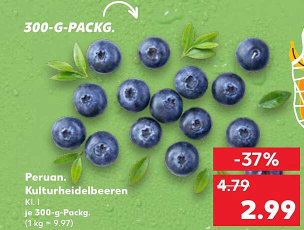 Peruanische Kulturheidelbeeren 300g Packung