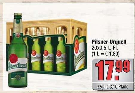 Pilsner Urquell 20x0,5-L-Fl.