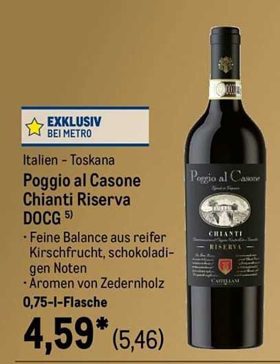 Poggio al Casone Chianti Riserva DOCG