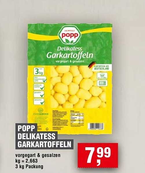 POPP Delikatess Garkartoffeln 3 kg