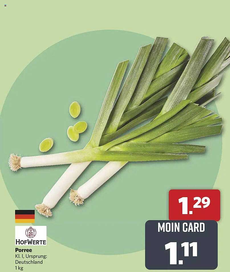 Porree (Lauch) 1 kg - Hofwerte