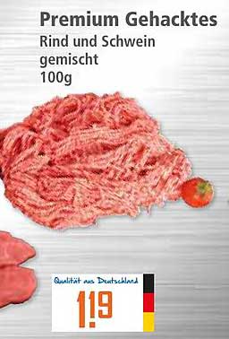 Premium Gehacktes Rind und Schwein gemischt 100g