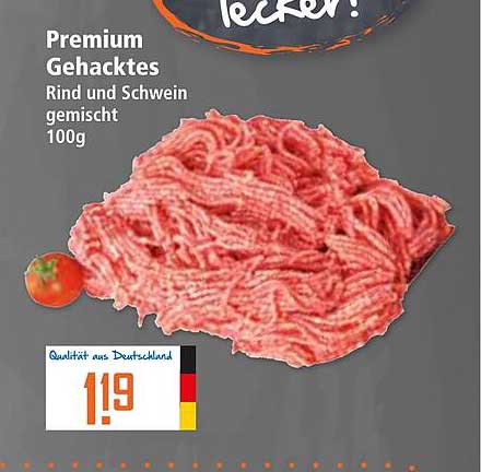 Premium Gehacktes Rind und Schwein gemischt - 100g