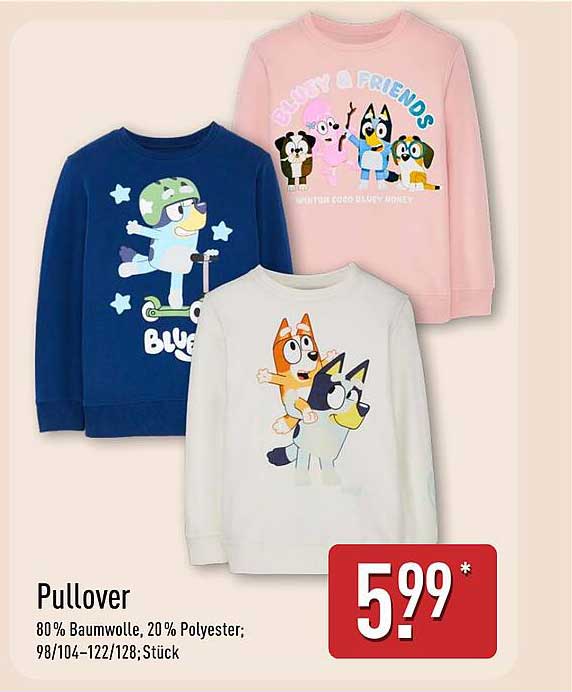 Pullover mit Bluey-Design