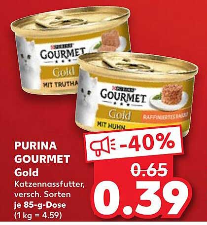 PURINA GOURMET Gold Katzennassfutter, versch. Sorten