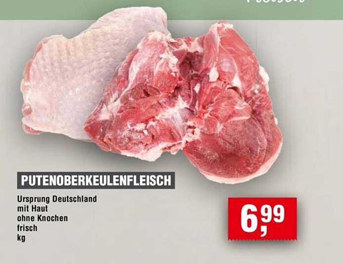 PUTENOBERKEULENFLEISCH - frisch aus Deutschland
