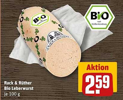 Rack & Rüther Bio Leberwurst je 100 g