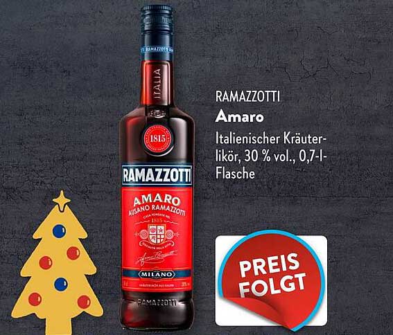 RAMAZZOTTI Amaro - Italienischer Kräuterlikör