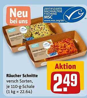 Räucher Schnitte - verschiedene Sorten, 110-g-Schale