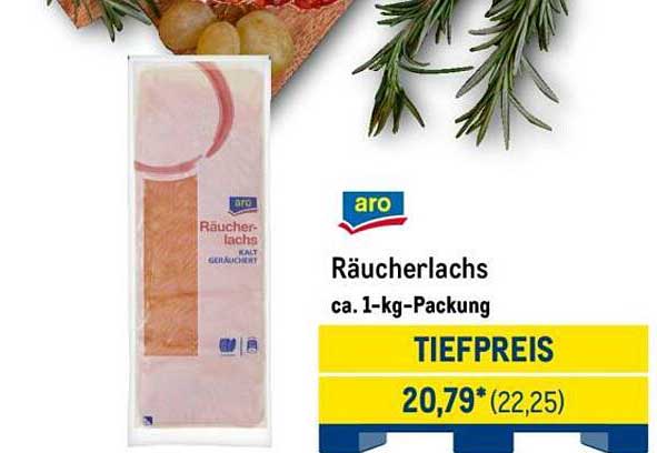 Räucherlachs ca. 1-kg-Packung