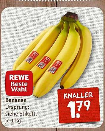 REWE Beste Wahl Bananen 1 kg